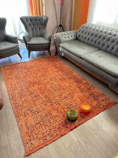 Kiremit Çivi Desenli Şönil Kilim